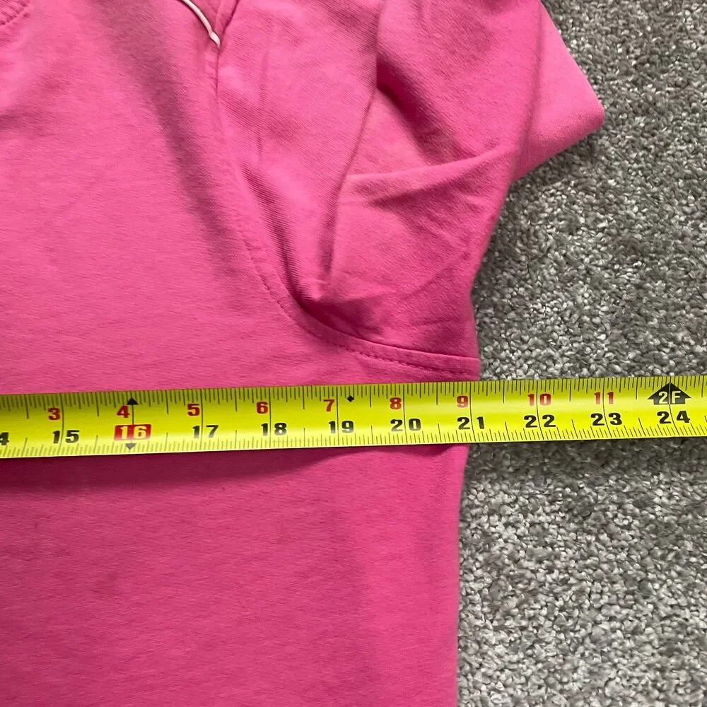 Blair Jacket Womens Medium Pink full zip Soft Mid Length Soft Pockets Ladies